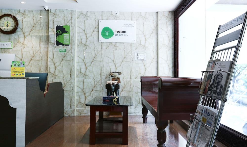 Treebo Grace Inn, 3 Min Walk From Promenade Beach Pondicherry Bagian luar foto